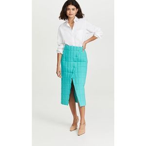 A.W.A.K.E. MODE Quilted Wrap Skirt